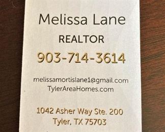 Melissa Lane, realtor, is with Realty Group One Rose. The sale is June 2-4.