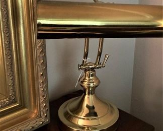 Brass desk/piano lamp