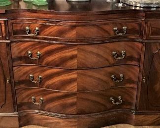 Exceptional mahogany buffet - coordinates with the dining table, china cabinet, and chest