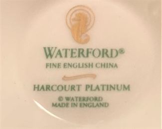 Waterford "Harcourt Platinum" china - made in England
