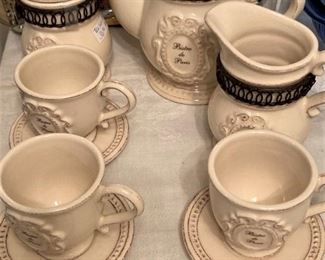 "Bistro de Paris" coffee set