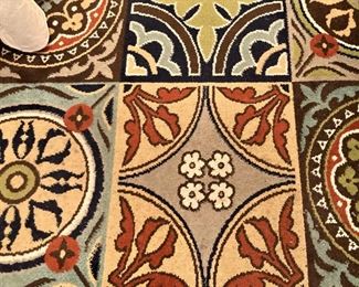 Colorful 5 feet x 7 feet rug