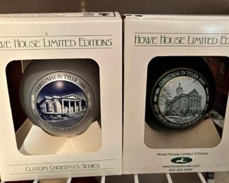 Tyler Historic ornaments - First Baptist Church and the former Smith Country Court House