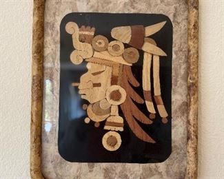 Wood design wall hanging or tray