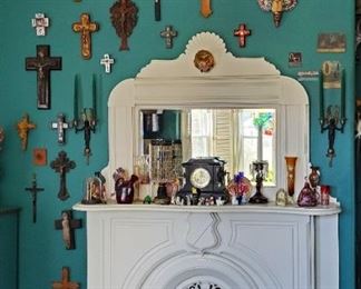Collection of unusual crucifixes