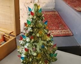 Vintage ceramic Christmas tree
