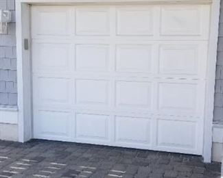 Nice garage door 9 ft. wide x 7 ft. tall