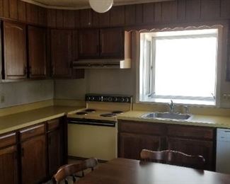 Harvest gold kitchen circa mid-70s, all original - wow!