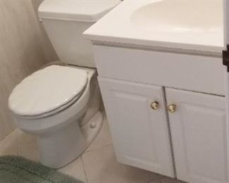 Bath vanity & commode