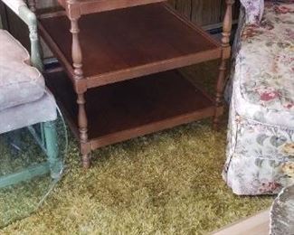 Gorgeous three-tier side table