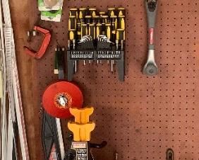 JACR608 Small Wall Of Tools Rolling Drawers