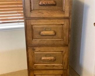 JACR613 Vintage Oak File Cabinet