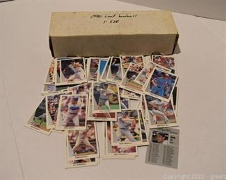 1990 Leaf Baseball Cards