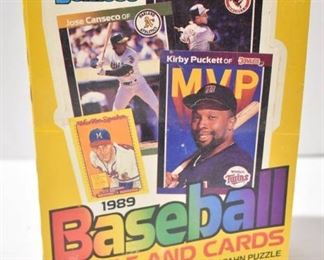 Donruss 1989 Baseball Puzzle and Cards