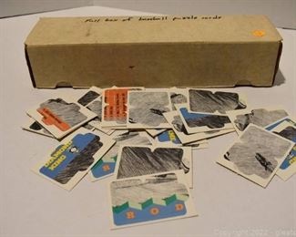 Full Box of Baseball Puzzle Cards Leaf Inc Rod Carew