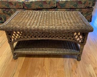 	#3	Wicker coffee table 32x18x17	 $40.00 	