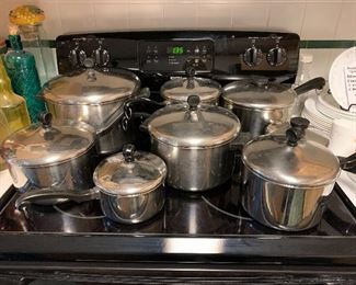 	#18	Faberware pan set 13 pieces	 $60.00 	