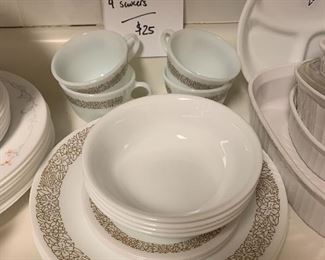 	#20	Corelle dish set 16 pieces	 $25.00 	