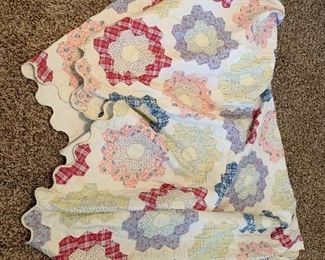 	#51	Flower Garden quilt	 $25.00 	
