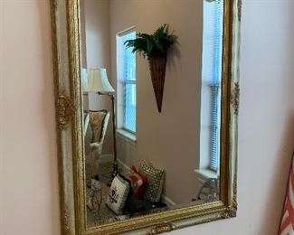 	#55	Framed mirror with beveled glass 31x42	 $25.00 	