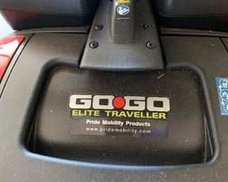 		#58	GoGo Elite traveler scooter	Needs new battery.  Works great! $100.00 	