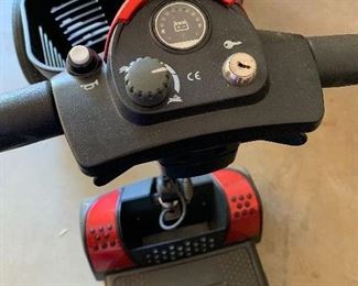 	#58	GoGo Elite traveler scooter	Needs new battery.  Works great! $100.00 	