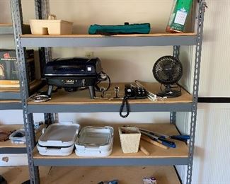 	#62	Metal garage shelving 48x24x72	 $75.00 	