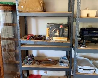 	#63	Metal garage shelving 36x18x72	 $50.00 	