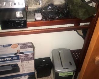 Items Located In The Lower Level  Office