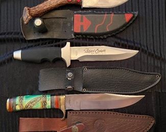 Homemade Antler Knife, Pakistan Timber Rattler, Zachary Crockett Bowie Knife 