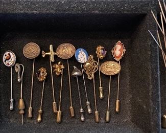 Vintage Stick / Hat Pins 
