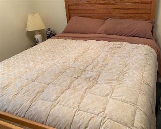 Antique Queen Sized Bed, Mattress & Box Spring • Super Clean, Very Nice 