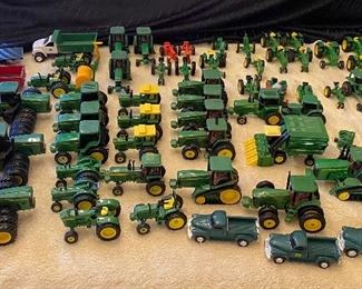 ERTL John Deere Miniature Collection of Tractors & Trucks 