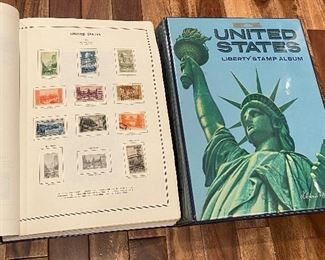 Two United States Liberty Stamp Albums - Many Stamps included in both but not complete. 