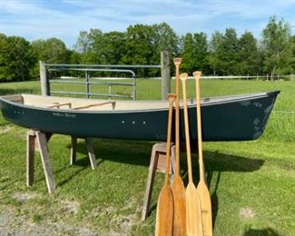 Indian River Canoe 12ft, 38inch beam, Flat back 