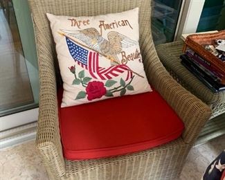 Wicker Chair $ 64.00