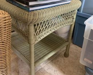 Wicker End Table $ 46.00