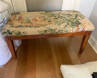 Vintage Padded Bench $ 74.00