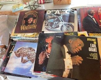 Records country rock N roll 