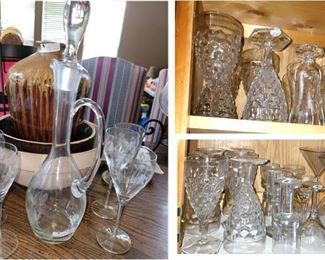 Crystal decanter set, Americana and more