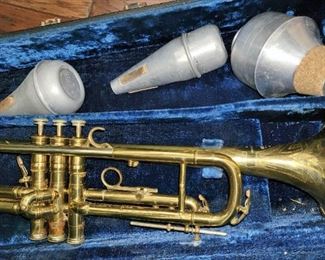 old trumpet instrument