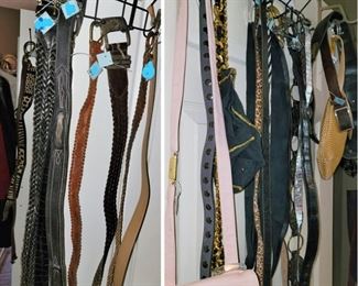 Woman's belts.  Quality, many never worn, some western style