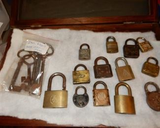 Vintage locks..no keys & Antique Jailhouse keys