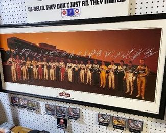 The Winston Charlotte Motor Speedway May 20, 1990 Framed Poster Board (no glass) 1990 Sports Marketing Enterprises Inc.
