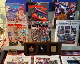 Daytona 500 Program Books Collection, Winston Cup Year Book Collection, AC Action Time Yearbook Collection