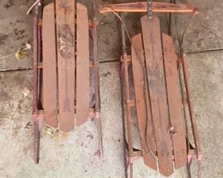 Vintage sleds