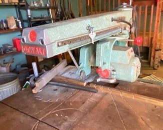 Vintage DeWALT Power Shop radial arm saw