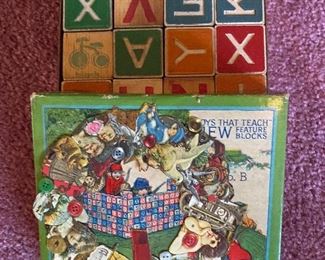 Vintage learning blocks