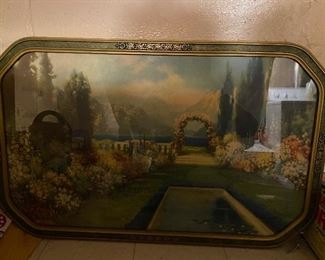 R. Atkinson Fox print in antique frame