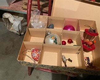 Vintage Christmas ornaments